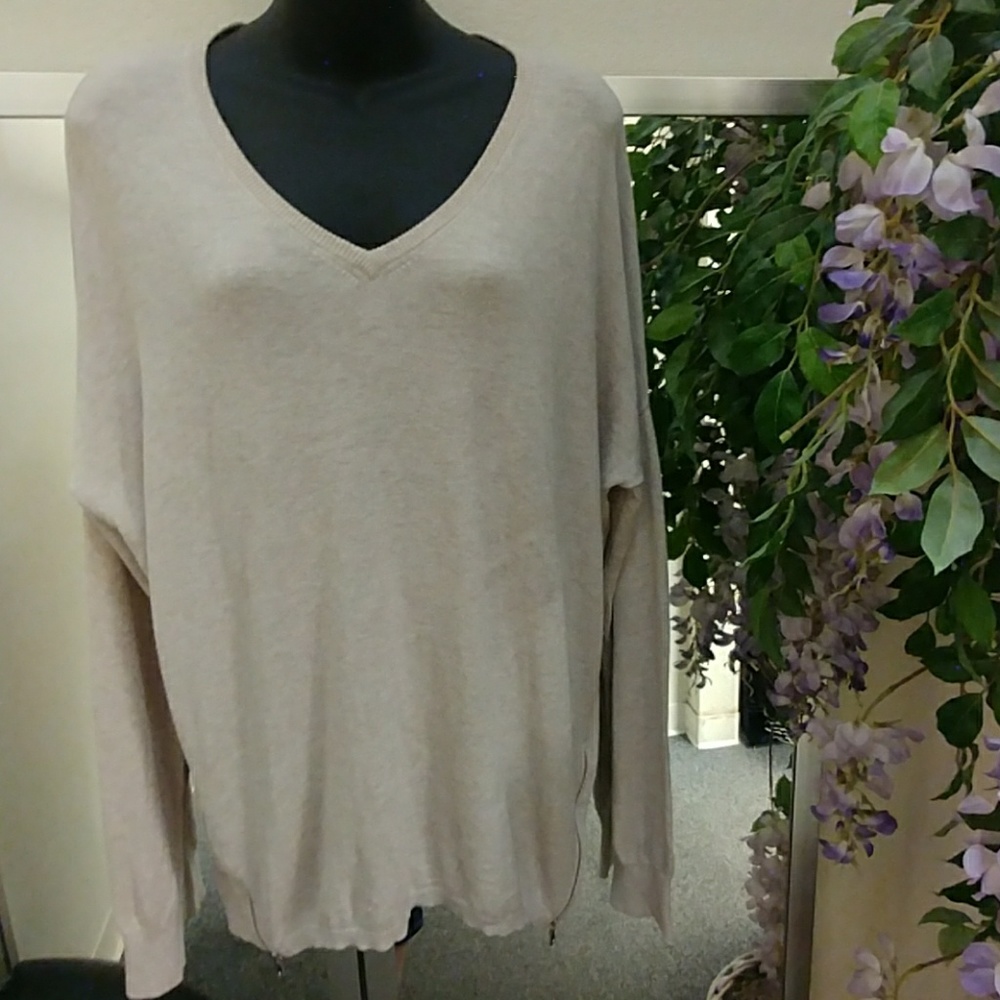 Repeat V Neck Oversized Sweater